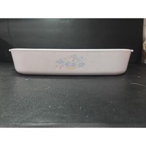 Corning Ware Country Cornflower Casserole‎ Dish, A-21-B-N, Vintage Cookware